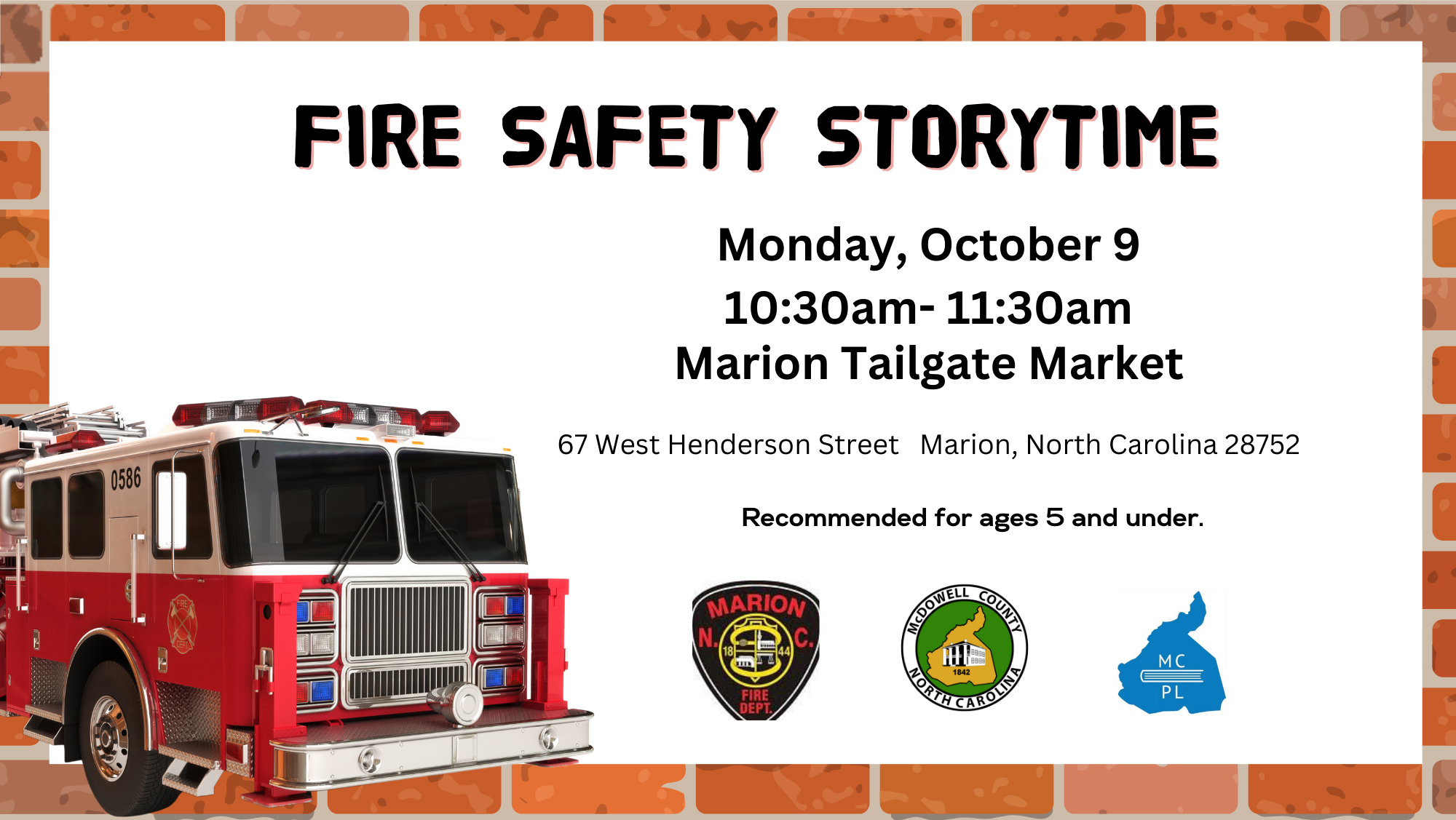 Fire Safety Storytime Carousel