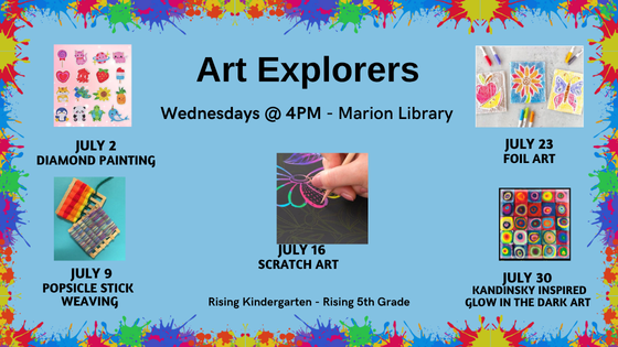 July 2025 Art Explorers Carousel-Marion