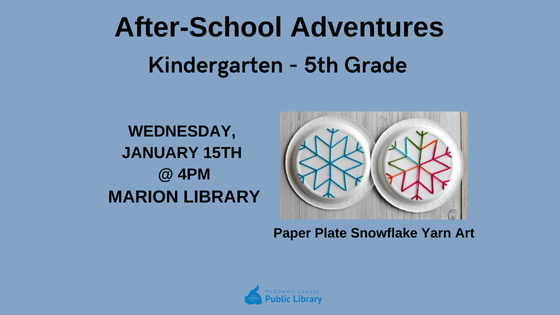 Paper Plate Snowflake Yarn Art